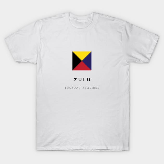 Zulu: ICS Flag Semaphore T-Shirt by calebfaires